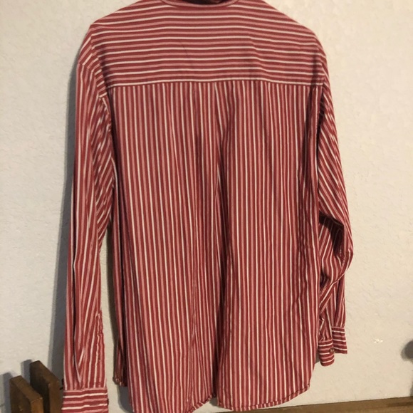 Izod red and white stripped shirt - Picture 2 of 4
